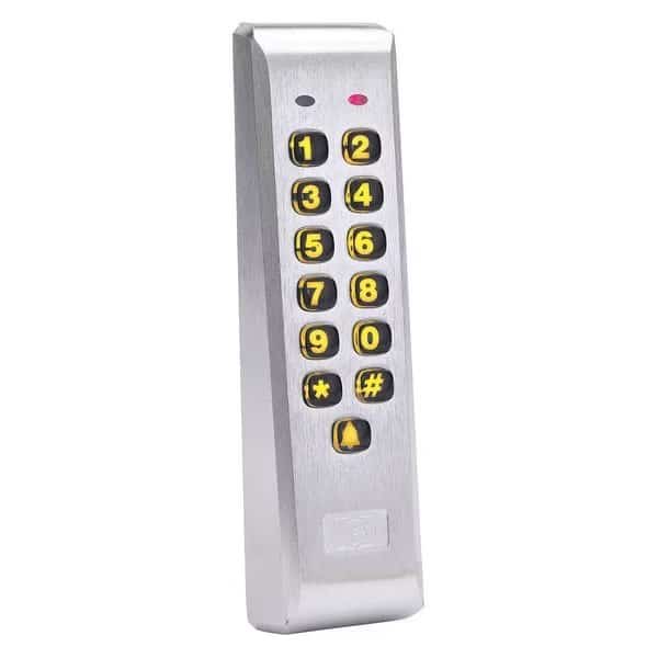 Access Keypad Mullion, 1-5/7 in. W, Black