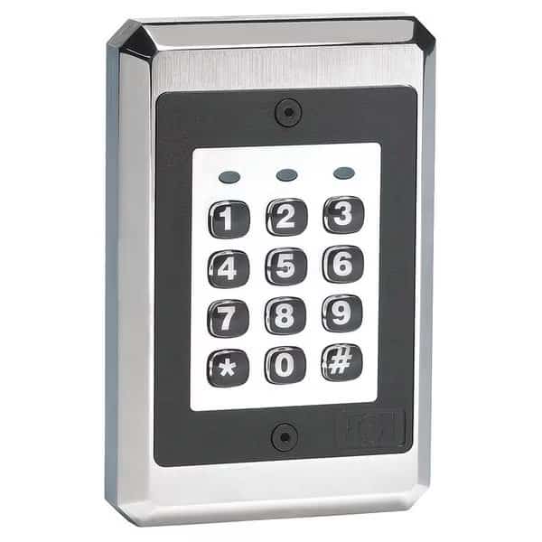 Access Keypad Weatherized, 3-1/2inW, Black