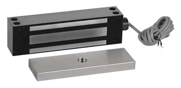 Gate Lock,Electromagnetic,Steel,12/24VDC, Mfr#: 8380 32D, RUTHERFORD