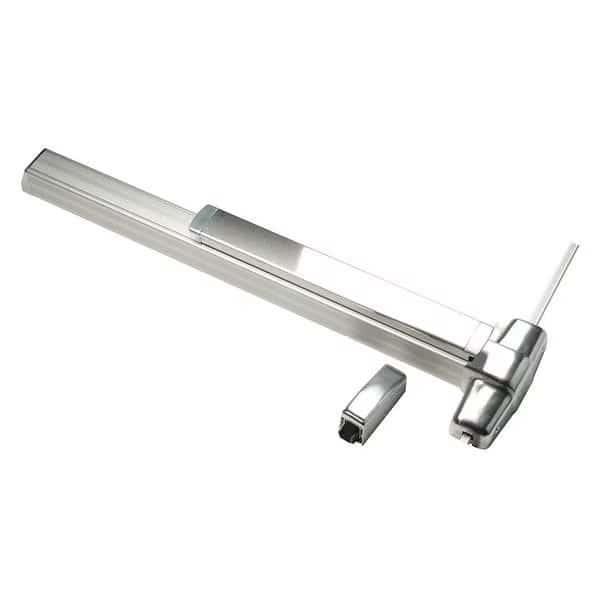 Surface Vertical Rod, Satin Aluminum