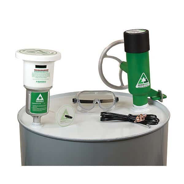 Aerosol Can Recycling System, 9" H, 18" W