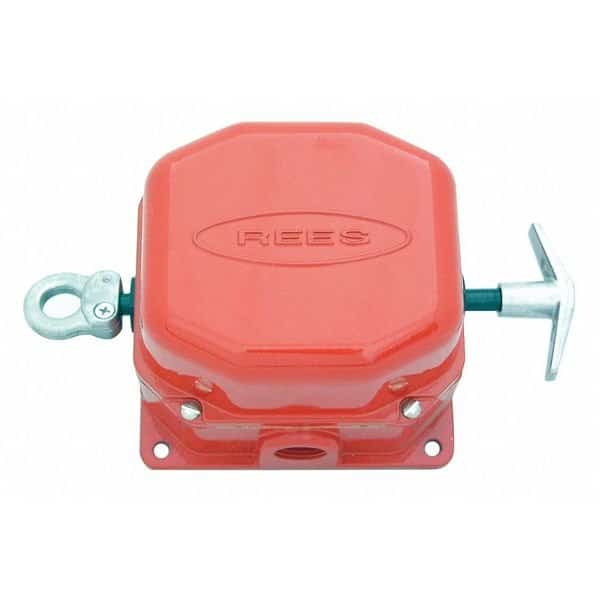 Cable Operatd Swtch, 15 lb. Trip Frce, Red