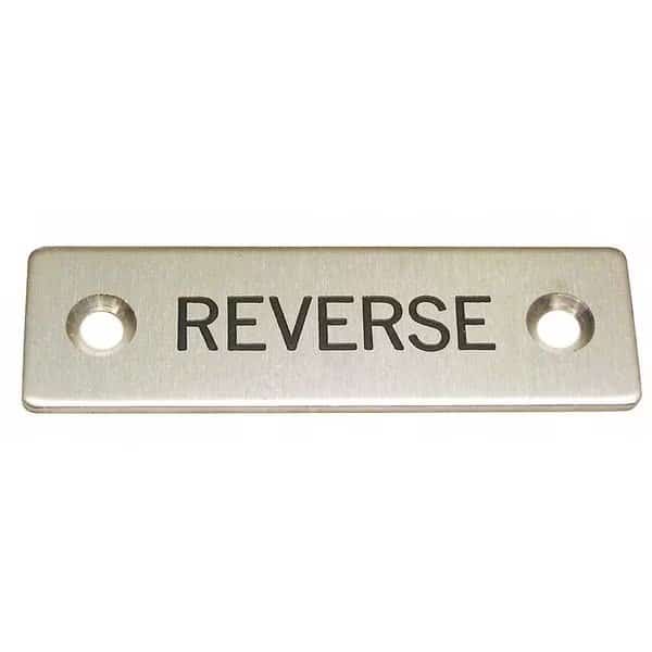 Standard Legend Plate, Reverse