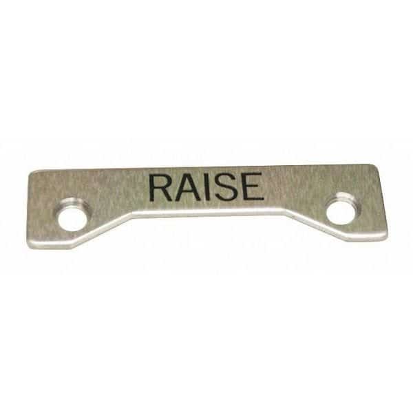 Standard Legend Plate, Raise