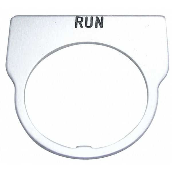 Standard Legend Plate,Run, Mfr#: 9014007, REES