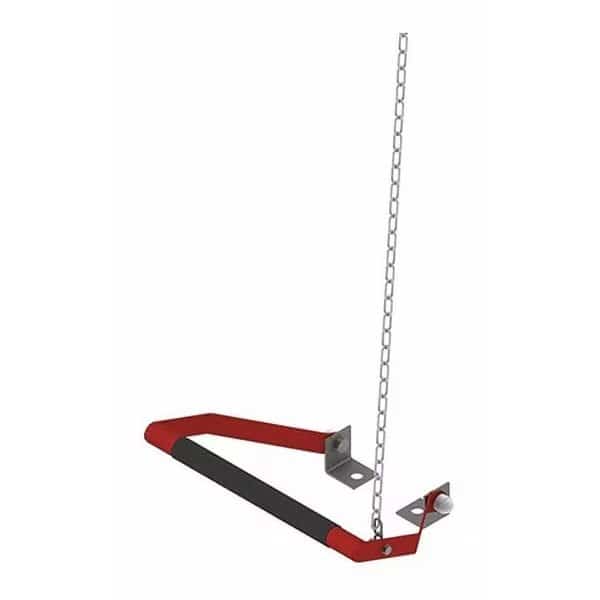 Foot Control, Steel, Red, Silver, For Use With, Shower with Eyewash, Eyewash