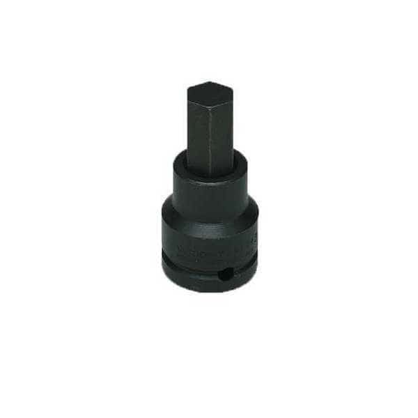 Impact Bit, 3/4x3-9/32In, 6 pt, Black Oxide