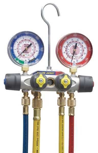 Mechanical Manifold Gauge Set, 4-Valve