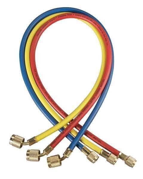 Manifold Hose Set, 36 In, Red, Yellow, Blue