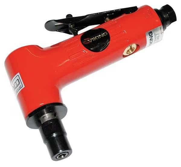 Angle Die Grinder, 1/4 in NPT Female Air Inlet, 1/4 in Collet, Medium Duty, 25,000 RPM, 0.3 hp