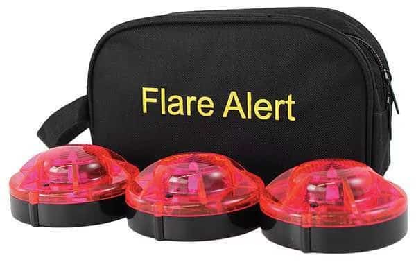 LED Road Flare Kit, 1 Watt, Red