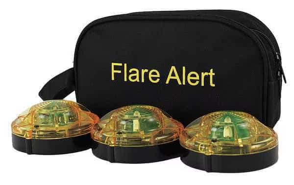 LED Road Flare Kit, 1 Watt, Yellow