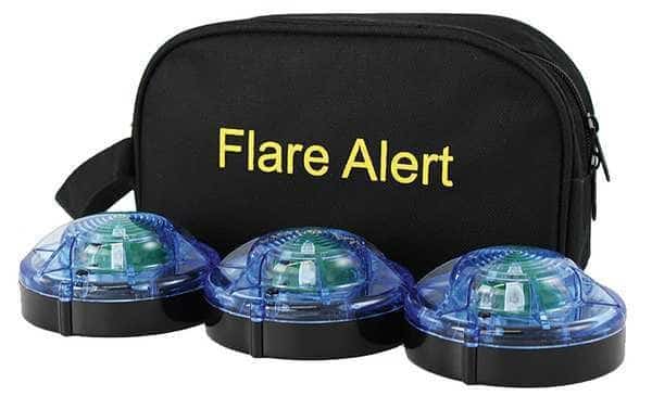 LED Road Flare Kit, 1 Watt, Blue