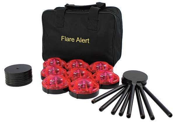 LED Road Flare Kit, 1 Watt, Red