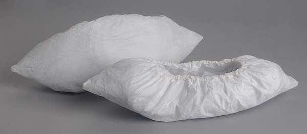 Critical Cover® CPE Shoe Covers, All Film, XL, White, PK1000, ALPHA PRO TECH, Mfr# SH-G1253-B