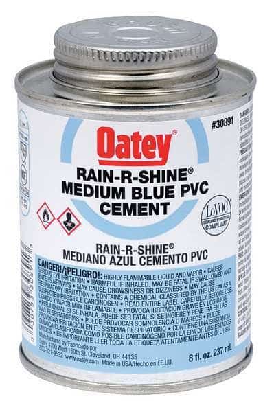 Cement, Low VOC, 8 oz., Blue, OATEY, Mfr# 30891