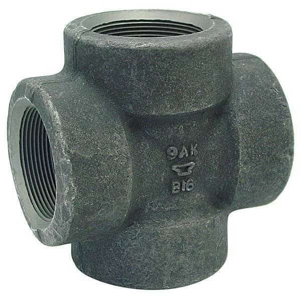 Cross, Forged Steel, 3 in Pipe Size,FNPT, Mfr#: 361131006, ANVIL