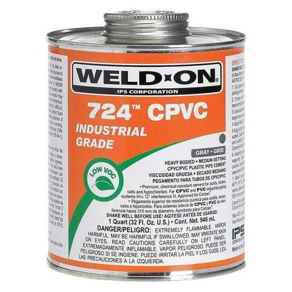 CPVC Gray Heavy Bodied Quart, Weld-On, Mfr#: 14183