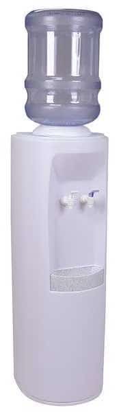 Cold, Room Temperature Bottled Water Dispenser - White