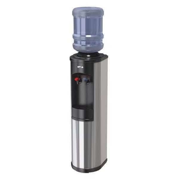 Cold, Hot Bottled Water Dispenser - Silver