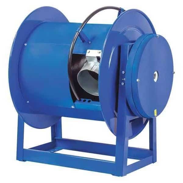 Spring Driven Reel Less Hose, 5" Hose Diameter, 32 ft. Length, Aluminum