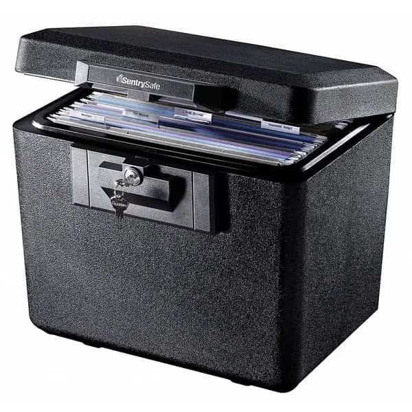 File Safe, 0.6 cu ft, 32 lb, Privacy Key Lock, SENTRY SAFE, Mfr# 1170