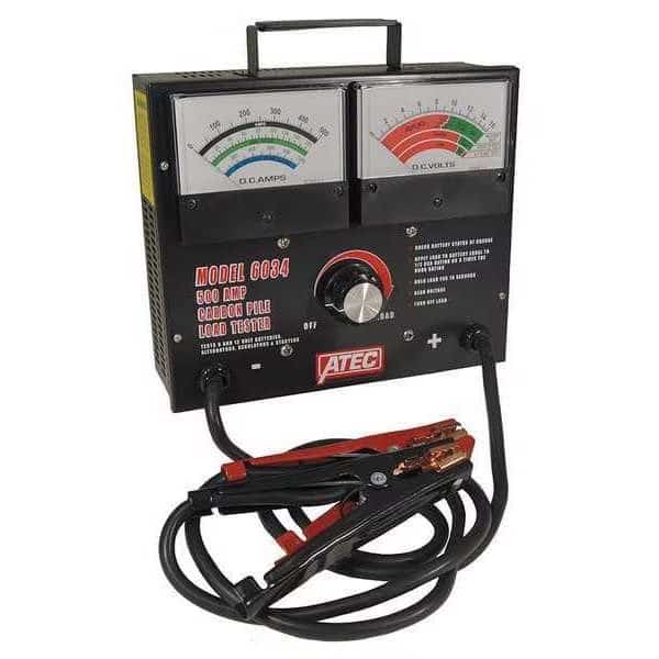 Carbon Pile Load Tester, Analog, 500 Amps