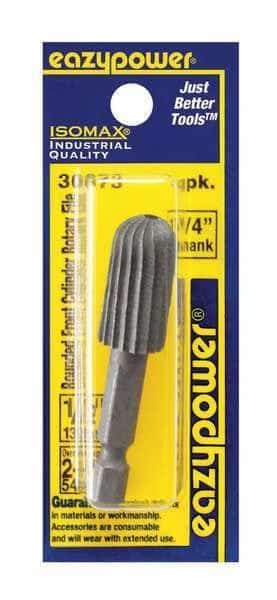 Rotary File,Cylinder,1/2" Shank Dia, Mfr#: 30073, EAZYPOWER