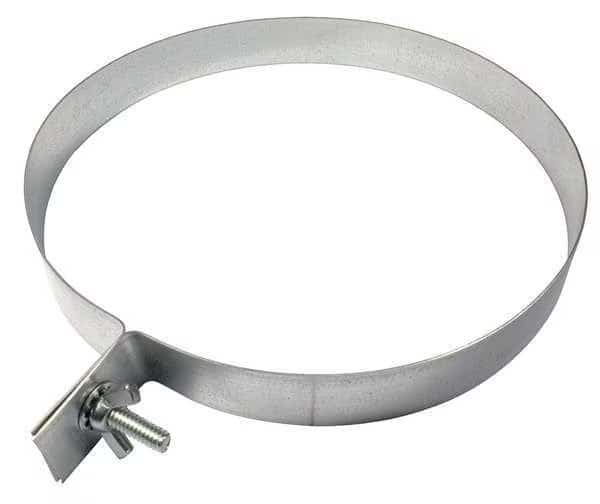 Round Hanger Strap, Galvanized Steel, 20 GA, 1 in W x 29 1/2 in H