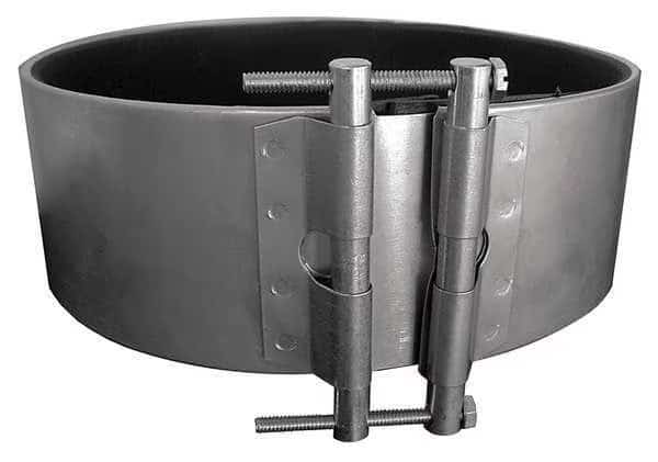 Round Duct Coupler, 9 in Duct Dia, Metal, 24 ga GA, 9 in W, 42" L, 9" H
