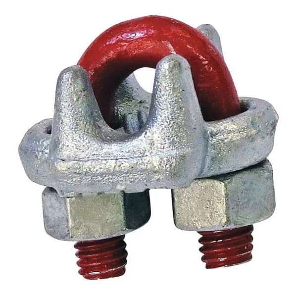 Wire Rope Clip, U-Bolt, 3/8in