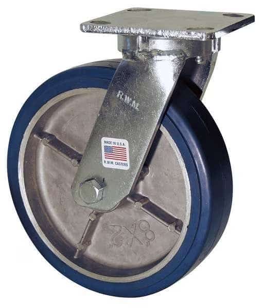 Kingpinless Swivel Plate Caster, 1500 lb., Rwm, Mfr#: 47-GTB-0820-S