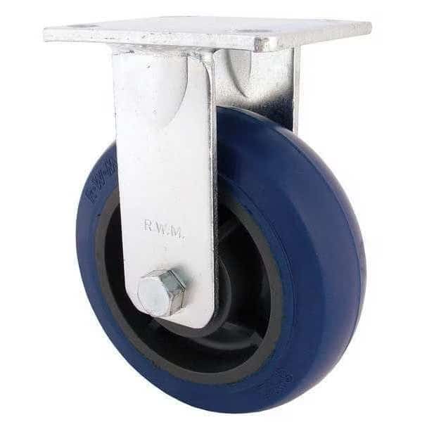 Rigid Plate Caster, Polyurethane, 1500 lb.