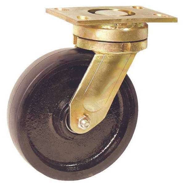 Maintenance-Free Plate Caster,Swivel, Mfr#: 68-GTB-0820-S, RWM