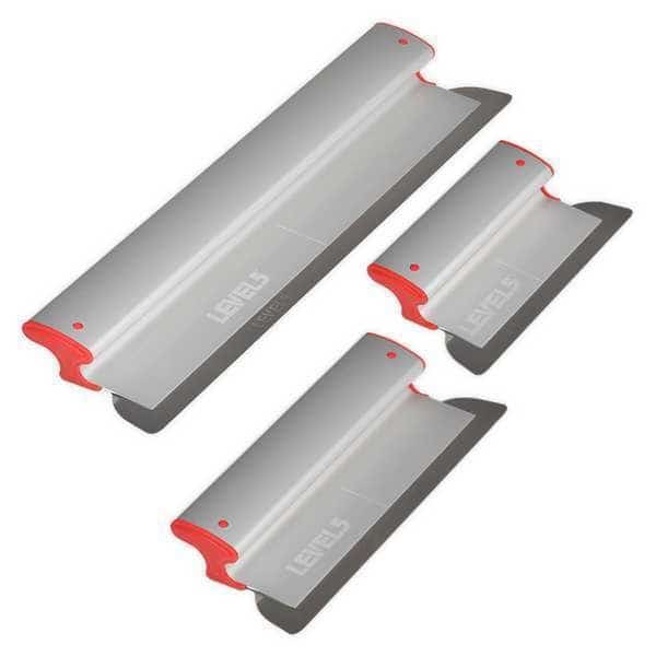 Drywall Skimming Blade Set, 10" 16" 24