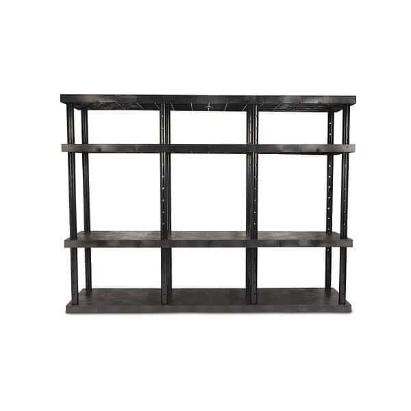 Dura-Shelf, Adjst, Solid Top, 96 x 24, 72" H