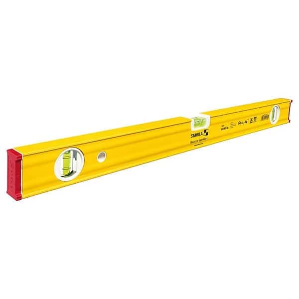 Box Level, Aluminum, 24 in L, 3 Vials