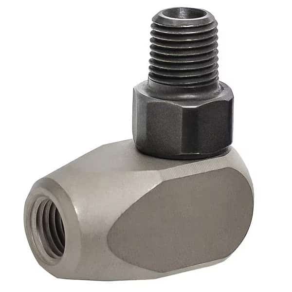 Swivel, 90 Deg., Steel, 1/4 in FNPT Inlet