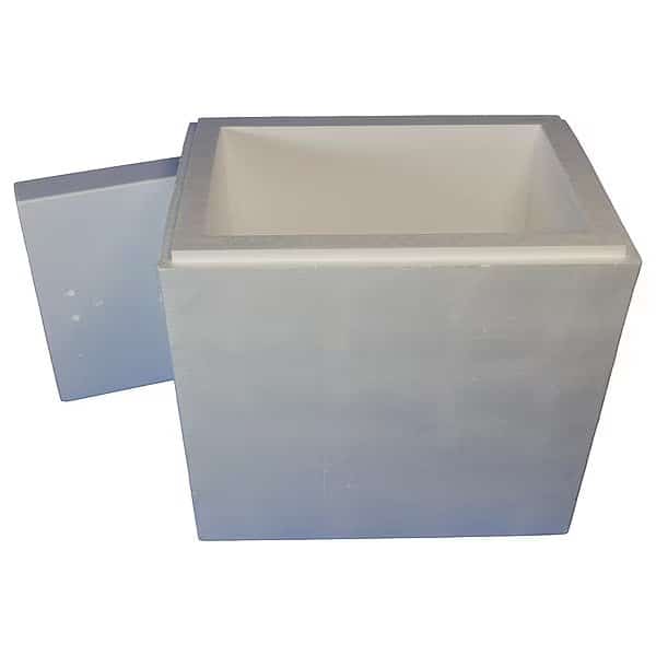 Insulated Shipping Bio Foam & Carton, 1-5 Day, Width: 21"