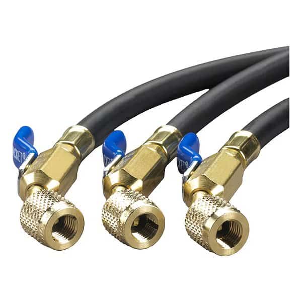 Hose, 5 ft L, Black, 800 psi, 3 Hoses
