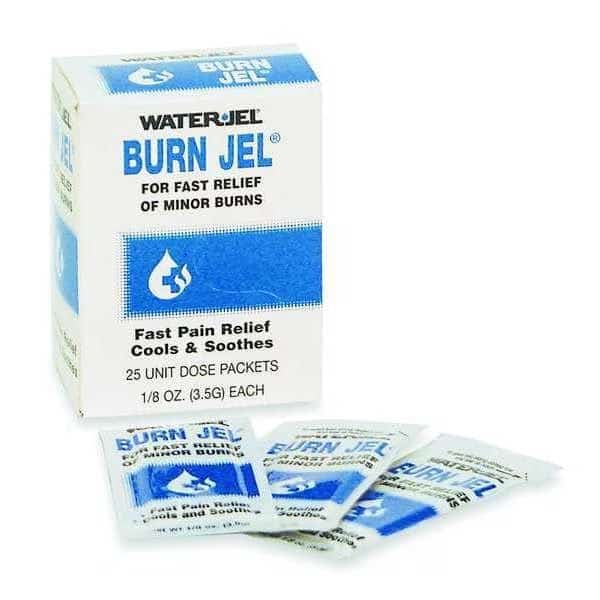 Burn Gel, Box, 1/8 oz., PK25, Waterjel, Mfr#: 600U-1