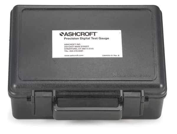 Hard Carrying Case, 7 In. H, 4 In D, Black, ASHCROFT, Mfr# 201B112-01 Carrying Case