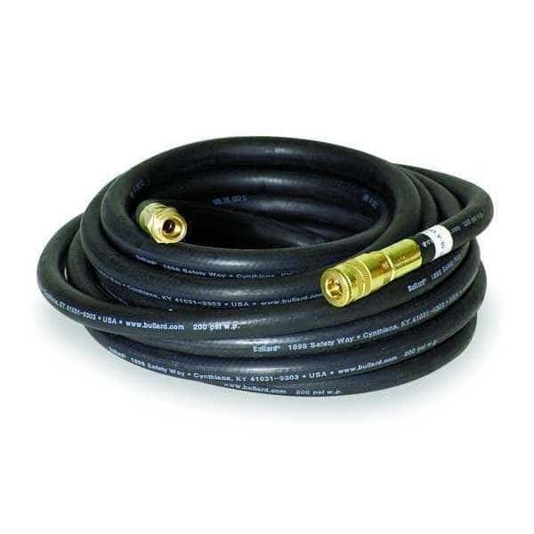 Airline Hose, 50 ft., Rubber, 3/8 In. Dia.
