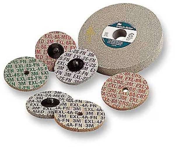 Unitized Wheel, 3 in Dia, 15/64 in W, TR Arbor Hole