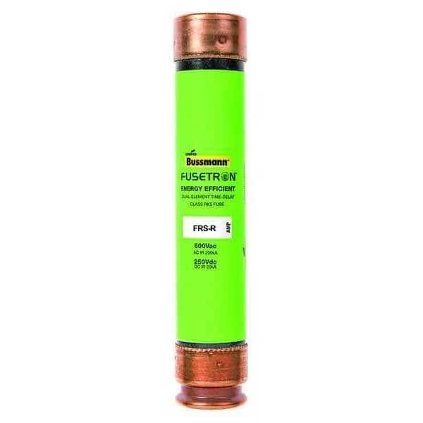 Fuse, Time Delay, 12A, FRS-R Series, 600V AC, 300V DC, 5" L x 13/16" dia, EATON BUSSMANN, Mfr# FRS-R-12
