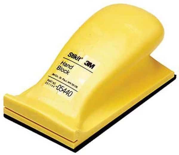 Hand Sanding Block, 5x2-3/4 In, PSA, PK10