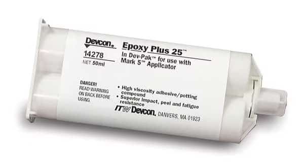 Epoxy Adhesive, 14278 Series, Gray, Tube, 1:01 Mix Ratio, 30 hr Functional Cure