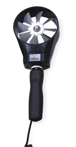 Air Velocity Probe, 4 In Vane With Temp