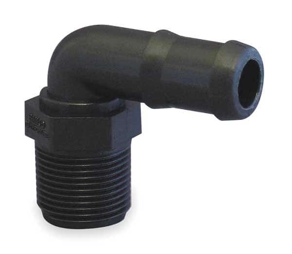 3" Barbed x MNPT 90 Degree Elbow