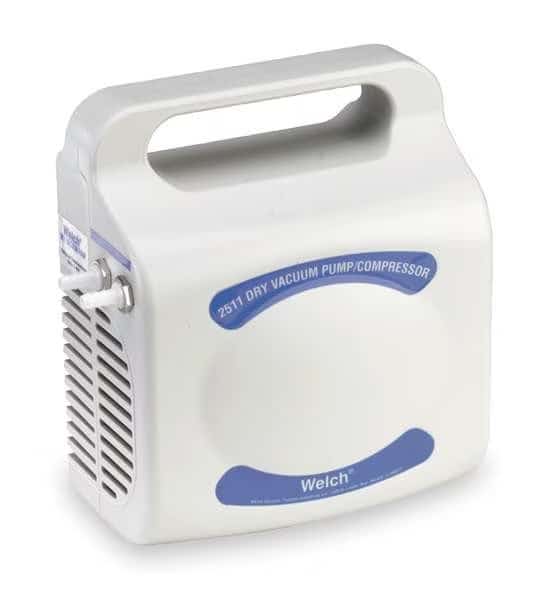 Piston Air Compressor/Vacuum Pump, 1/32HP